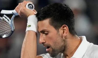 Novak Djokovic, tenista serbio. 