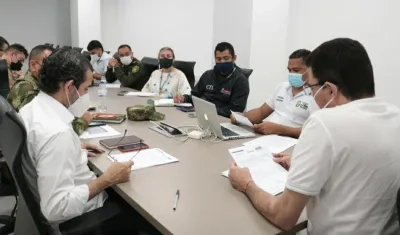 Reunión de la Alcaldía de Soledad.