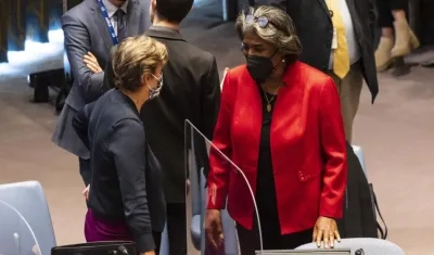 La embajadora de EE.UU. ante la ONU, Linda Thomas-Greenfield.