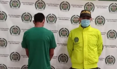 Adolescente capturado.  