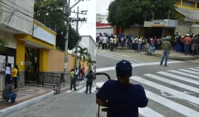 El contraste de los colegios.