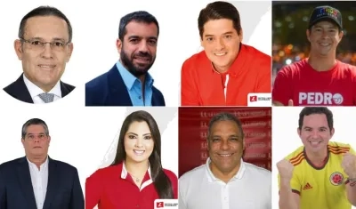 Varios de los senadores oriundos del Atlántico elegidos este domingo.