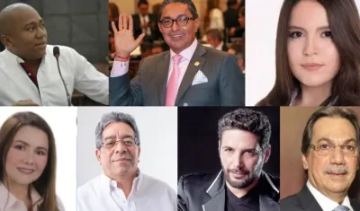 Los 7 representantes por el Atlántico.