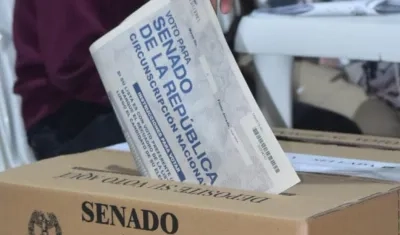 Estos son los resultados al Senado.