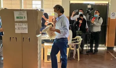 Sergio Fajardo, candidato presidencial. 