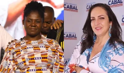 Francia Márquez y María Fernanda Cabal