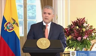 Iván Duque, Presidente de Colombia.