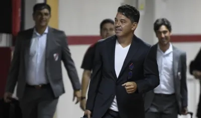 El técnico de River Plate, Marcelo Gallardo.
