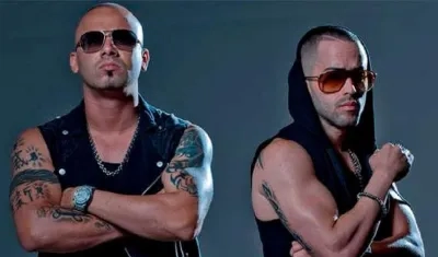 El dúo puertorriqueño Wisin y Yandel.