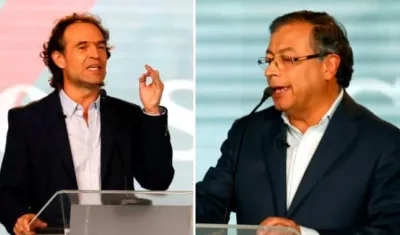 Fico Gutiérrez y Gustavo Petro, favoritos para llegar a la Presidencia.