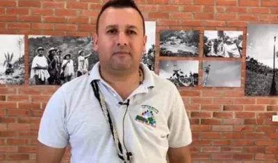 Miller Correa, líder indígena asesinado.