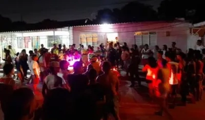 Lugar de los hechos en el barrio Ferrocarril.