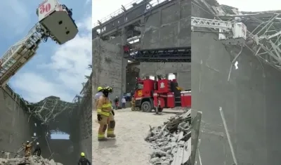 Emergencia atendida por Bomberos de Barranquilla.