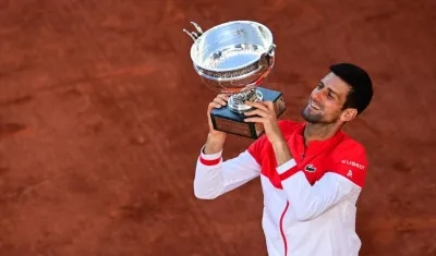 Novak Djokovic, tenista serbio. 