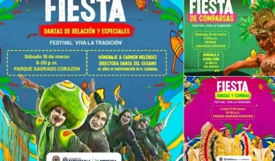 Fin de semana de tradición en el Parque Sagrado Corazón.