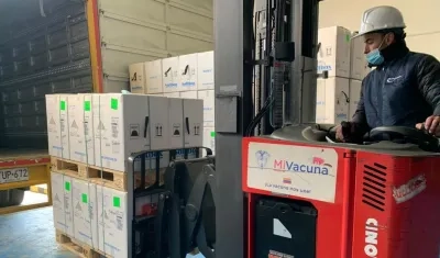 Colombia recibió segundo lote de vacunas de donación de Alemania 