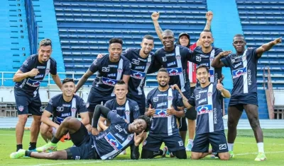 Junior durante un entrenamiento. 