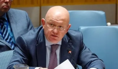 El embajador ruso Vasili Nebenzia.