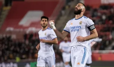 Karim Benzema, delantero francés. 