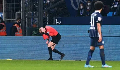 Christian Gittelmann, juez de línea agredido. 