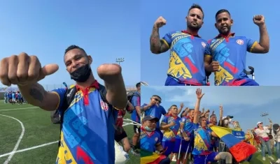 Integrantes de la Selección Colombia.