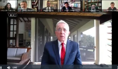 El expresidente de Colombia, Álvaro Uribe Vélez.