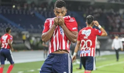 Miguel Ángel Borja, aporte juniorista en la Selección Colombia.