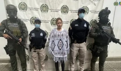 Íngrid Edith Varón Cadena, alias 'La mona'.