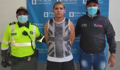 Aldair Junior Fontalvo Cabrera, capturado.