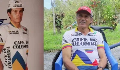 Samuel Cabrera, ciclista colombiano fallecido este lunes.