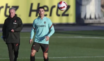 Cristiano Ronaldo, delantero portugués. 