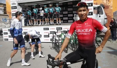 Nairo Quintana, ciclista colombiano. 