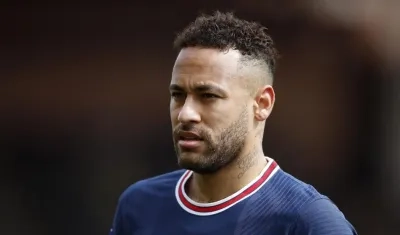 Neymar, delantero brasileño. 