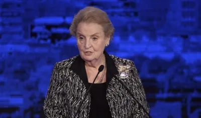 Madeleine Albright.