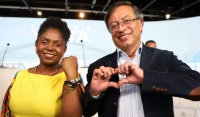 Francia Márquez y Gustavo Petro.