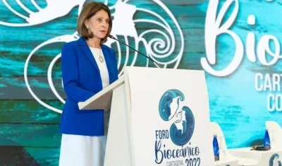 La vicepresidenta y canciller Marta Lucía Ramírez.