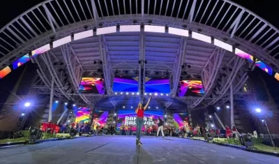 La concha acústica de la Banda de Baranoa.