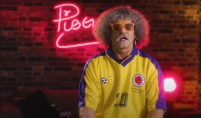 Carlos 'el Pibe' Valderrama. 