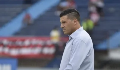 Juan Cruz Real, entrenador de Junior. 