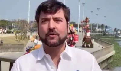 El Alcalde de Barranquilla, Jaime Pumarejo.