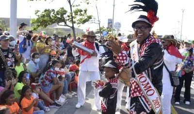 Kevin Torres, Rey Momo del Carnaval 2022.