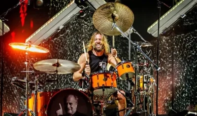 El baterista Taylor Hawkins.