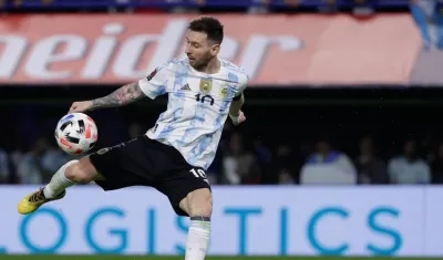 Lionel Messi, delantero argentino. 