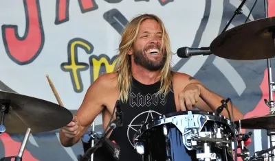 El baterista Taylor Hawkins, de Foo Fighters.