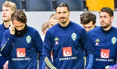 Zlatan Ibrahimovic, delantero sueco. 