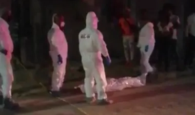 Diligencia de levantamiento en Villa San Pedro III.