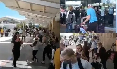 Imágenes del suceso.