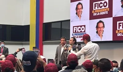 El candidato Fico Gutiérrez.