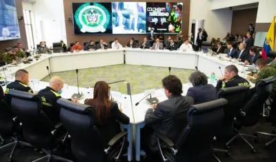 Consejo de Seguridad en Bogotá.