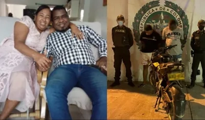 Harris Zúñiga Puello y su esposa Ruth Ordónez Miranda, los pastores cristianos; y los dos capturados. 